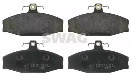 30 91 6386 SWAG Комплект тормозных колодок, дисковый тормоз